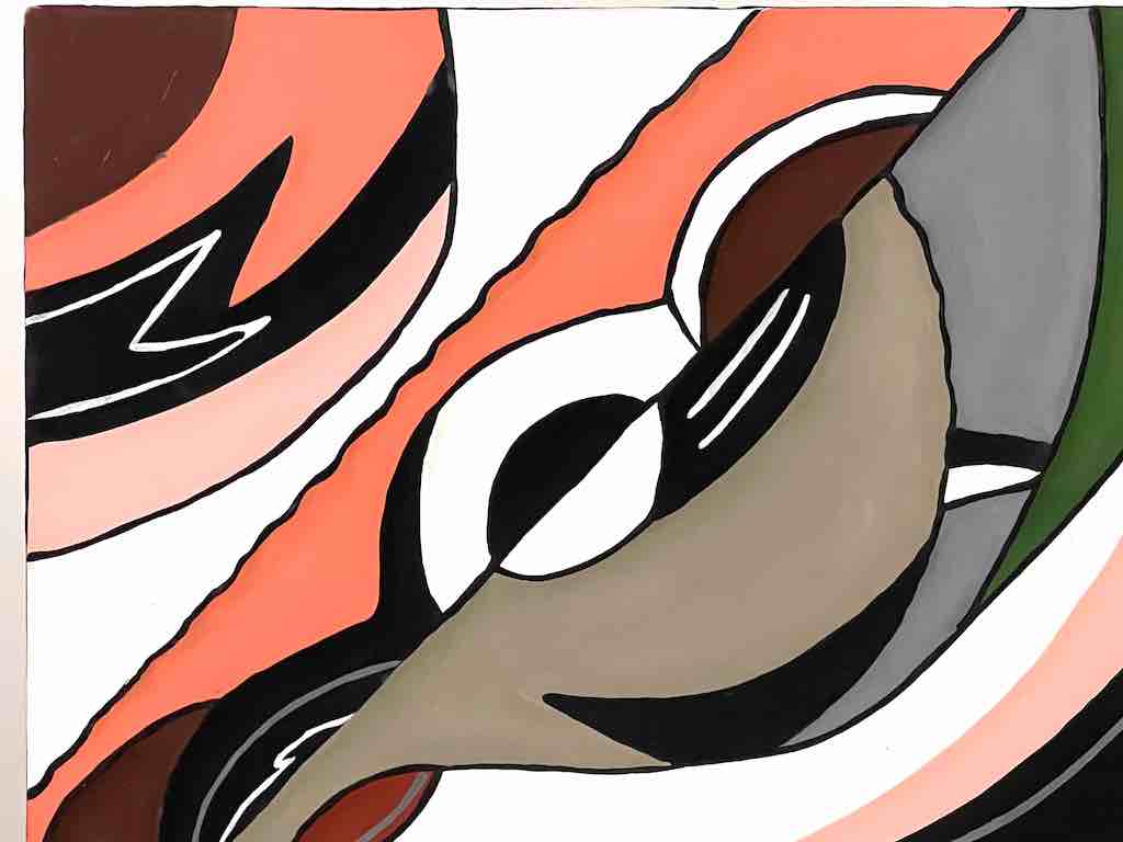 The Niger Bend - Wholesale Painting/Drawing - Imigongo Royal Tutsi Rwanda Geometric Tableaux | 12 x 12"2