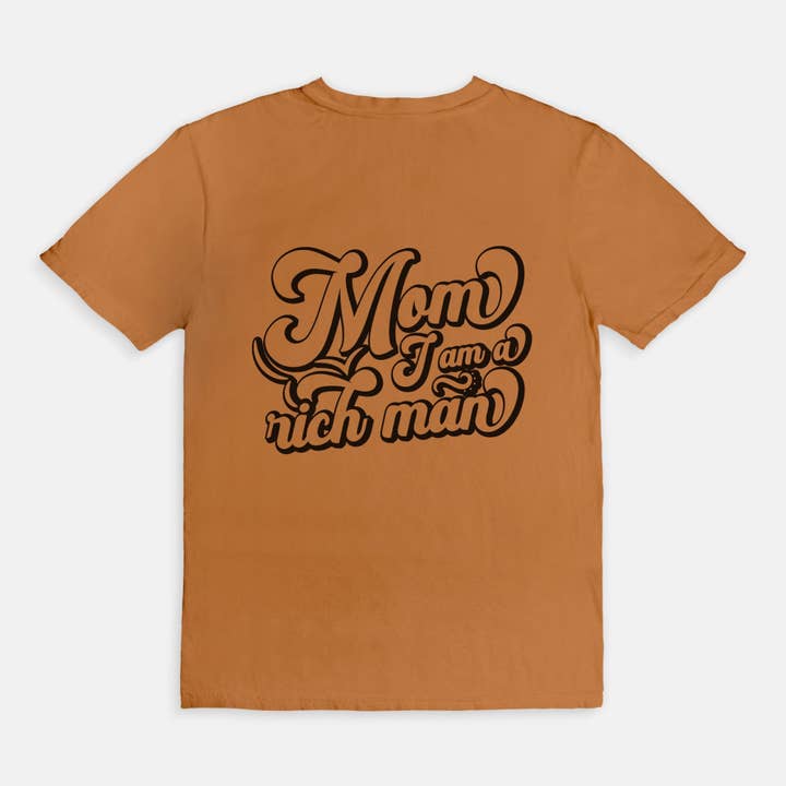 Chemise I'm a Rich Man, t-shirt imprimé au dos, chemise Boss Babe pour la vente par Woven Wonder Apparel
