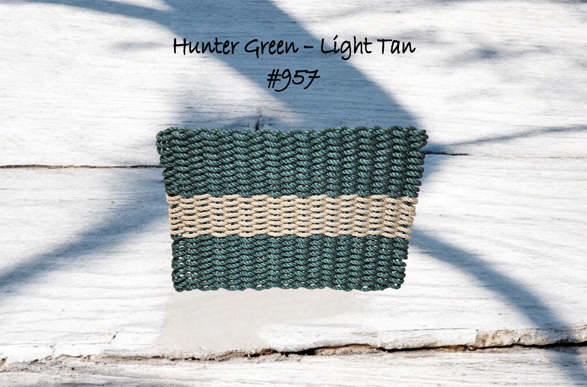 Maine Rope Mats - Wholesale Door Mat - 957 The "Original" Handcrafted Woven Maine Lobster Rope Door Mat0