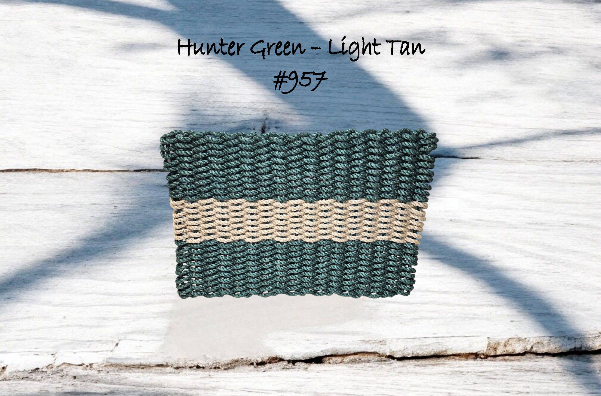 Maine Rope Mats - Wholesale Door Mat - 957 The "Original" Handcrafted Woven Maine Lobster Rope Door Mat