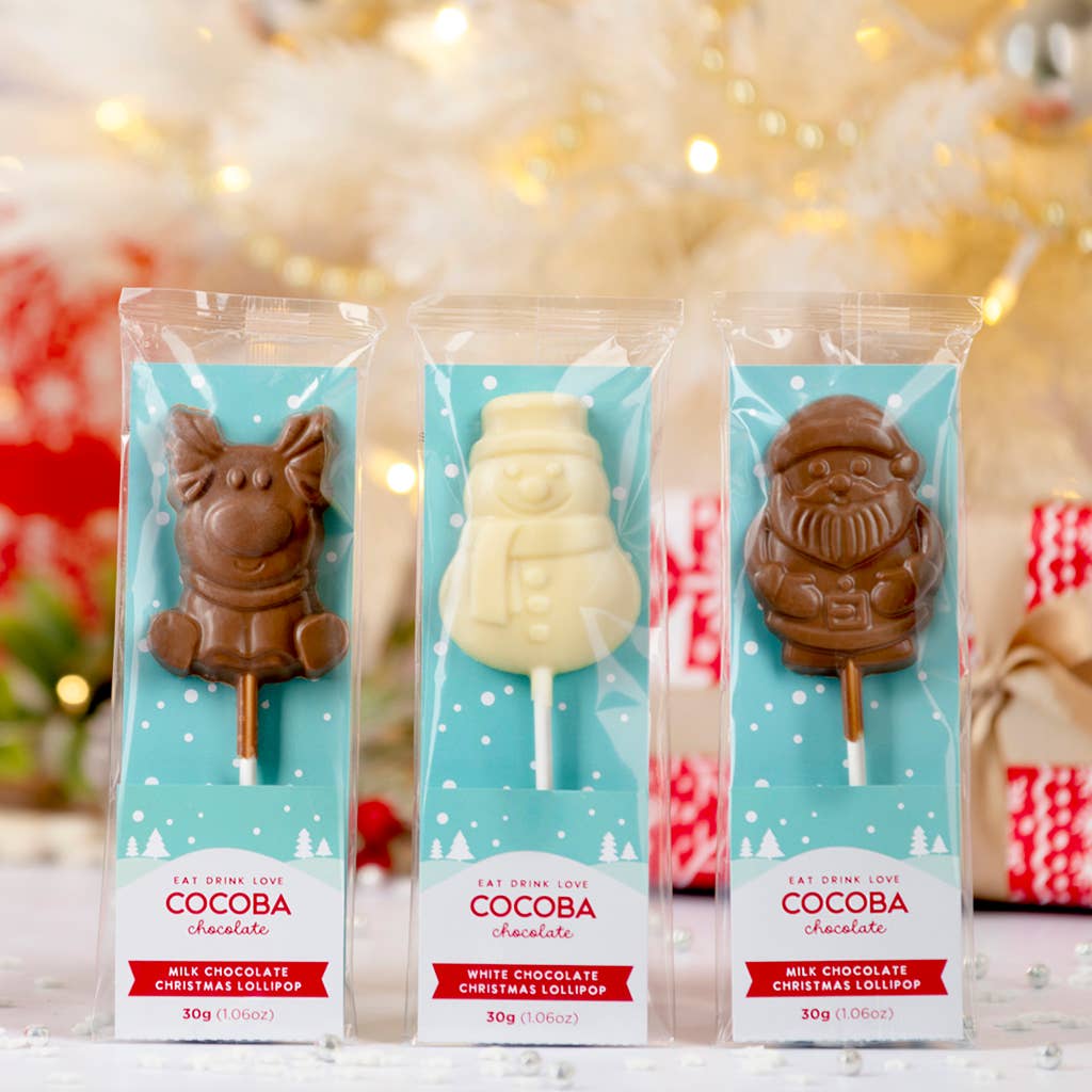 Cocoba - Wholesale Lollipop - Mixed Case of Christmas Lollipops - Santa, Reindeer, Snowman4