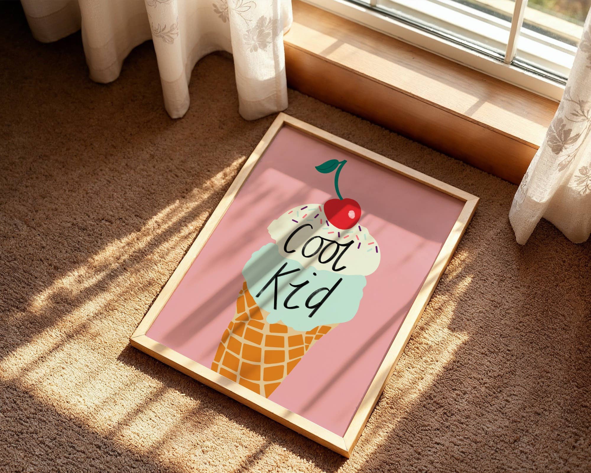 Emmy James Studio - Wholesale Art Print - Cool Kid Ice Cream Art Print7