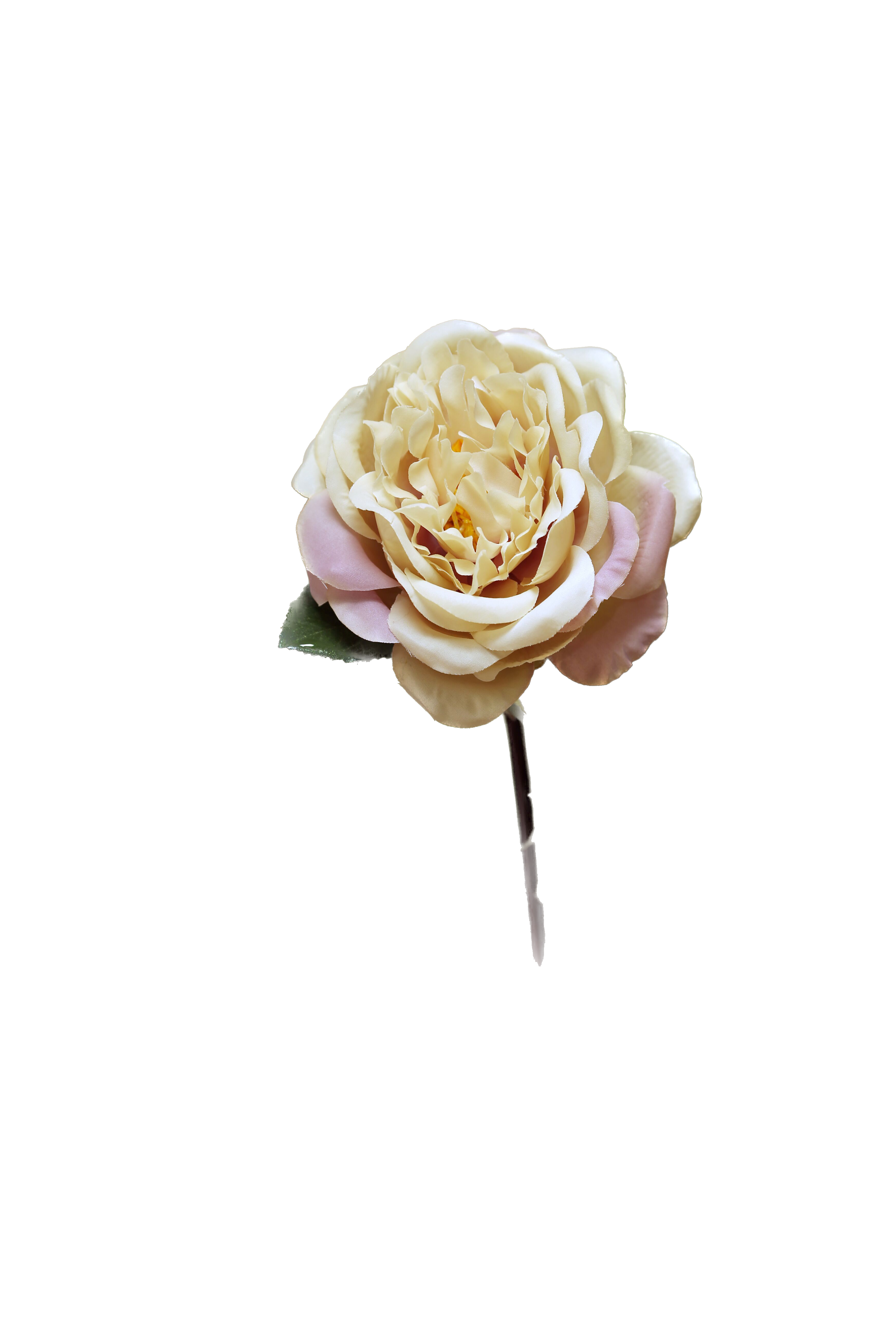 Mezu Silk Flowers – wholesale Artificial flowers – Artificial Vintage Pink Large Single Old English Rose2