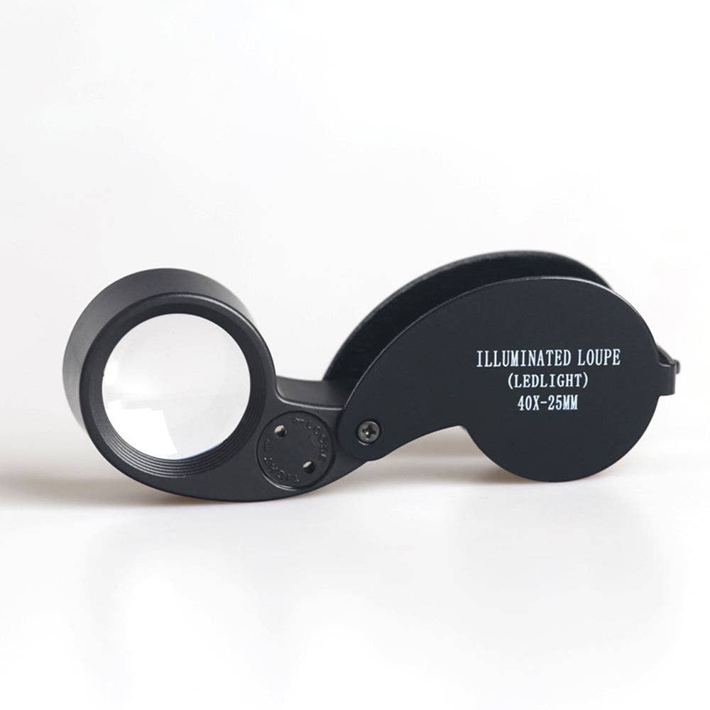 VIGOR - Wholesale Magnifying Glass - Illuminated 40 X Jewelers Eye Loupe Magnifier Glasses7
