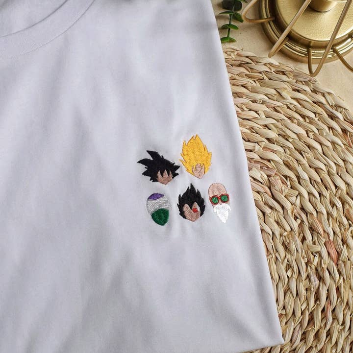 Besticktes T-Shirt – Dragon Ball für den Großhandel von Juste un t-shirt