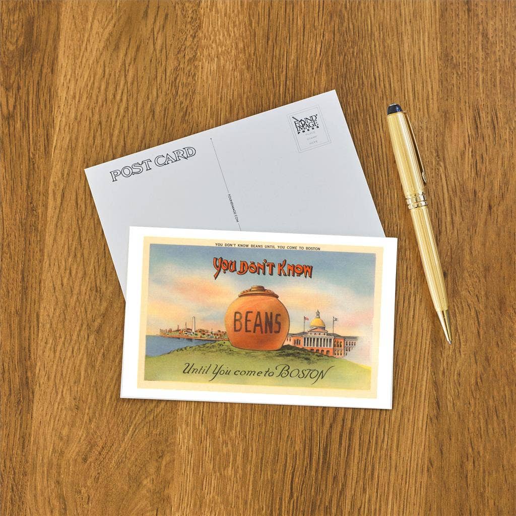 Found Image Press - Vente Cartes postales - Carte postale MA-723 Vous n'y connaissez rien, venez à Boston, Mass.1