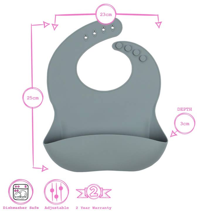 Rinkit Pty Ltd - Wholesale Bib – Baby - Silicone Baby Weaning Bib - By Tiny Dining12
