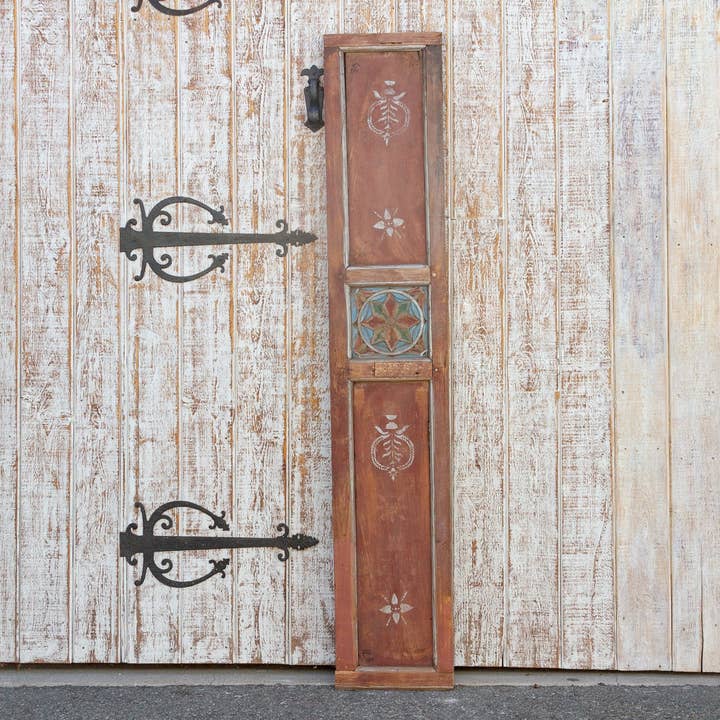 19th Century Javanese Painted Star Wall Panel for wholesale by De-cor