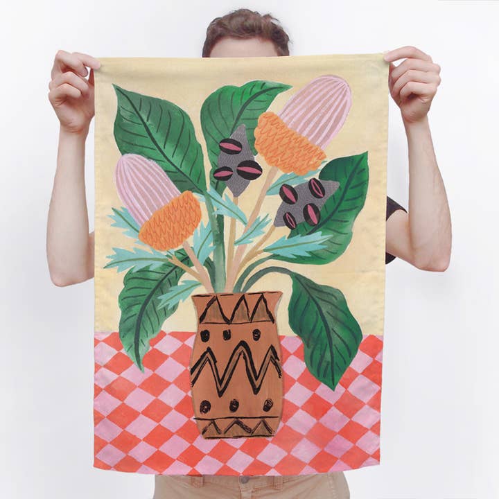 Tea Towel: Bushdance for wholesale by Togetherness