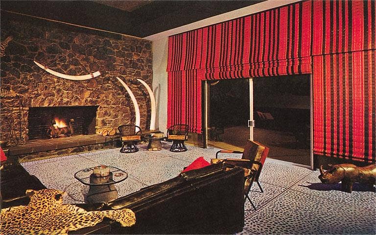 Found Image Press - Wholesale Art Print - Art Print BF-114 African Themed Family Room