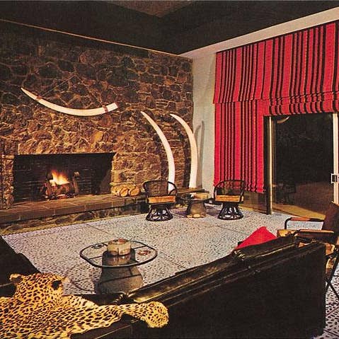 Found Image Press - Wholesale Art Print - Art Print BF-114 African Themed Family Room0