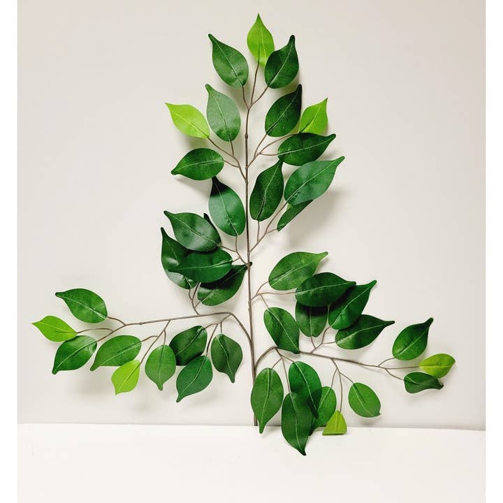 Ficus Leaf Spray 22" - Green for wholesale by CMC Wholesale