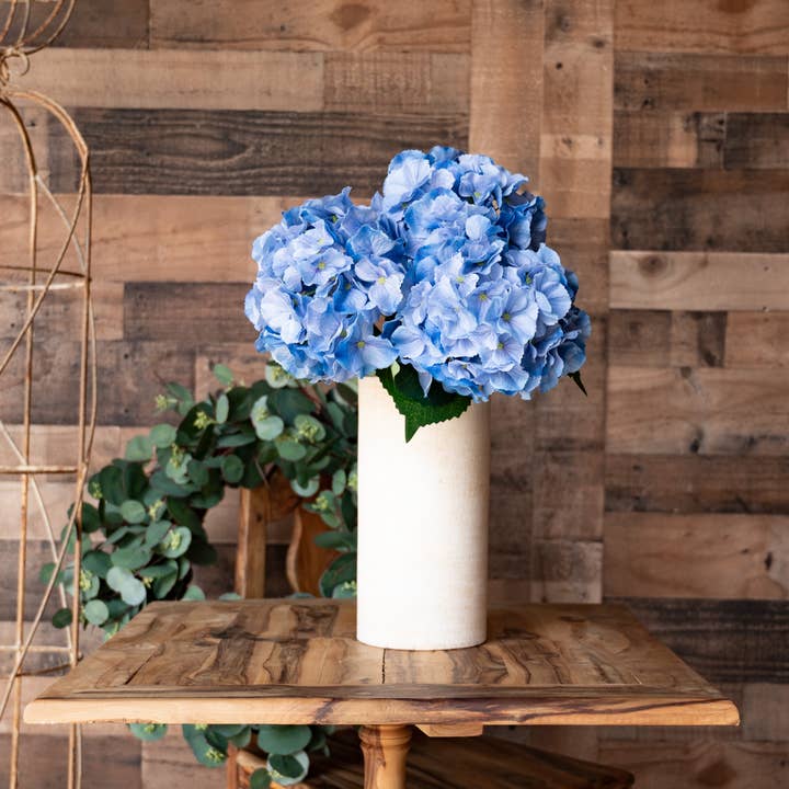 Mills Floral Company - Wholesale Artificial Flowers - Real Touch Hydrangea - 20 Inch - Blue3