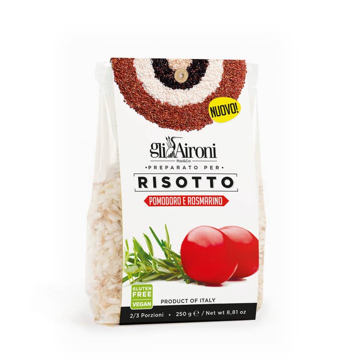 Risotto à la tomate et au romarin pour la vente par Zia Pia