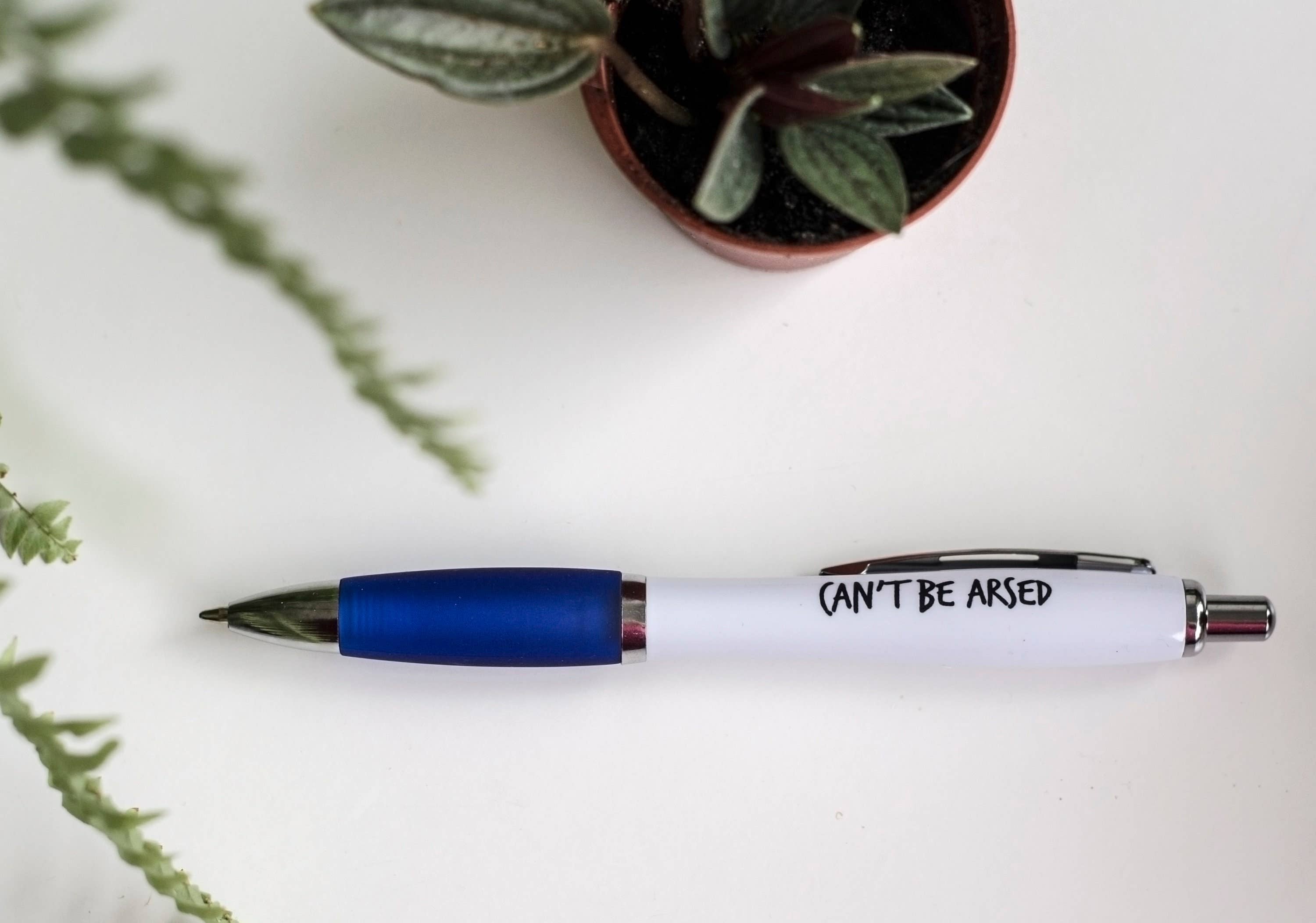 F Bomb Designs – Großhandel Stift – SWEARY STIFTE//Can't Be Arsed//Lustige unhöfliche Stifte1