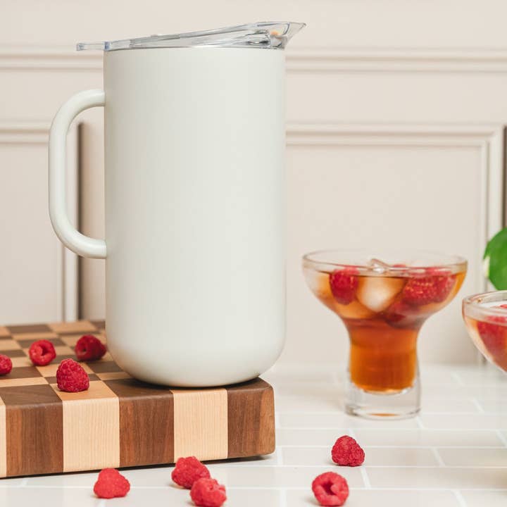 served - Wholesale Pitcher - Vacuum Insulated Pitcher - Holiday Party Ready, Bone1