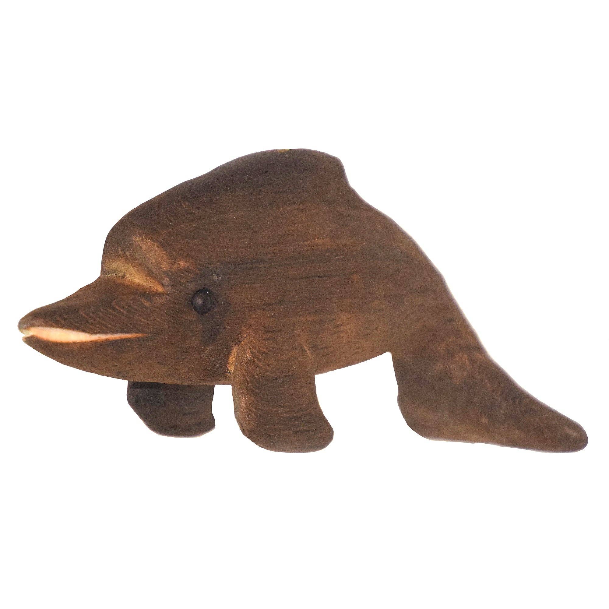 Amazon Ecology - Wholesale Ornament - DOLPHIN BALSA WOOD FAIR -TRADE ORNAMENT - CARVED BY PERUVIAN AMAZON ARTISAN0