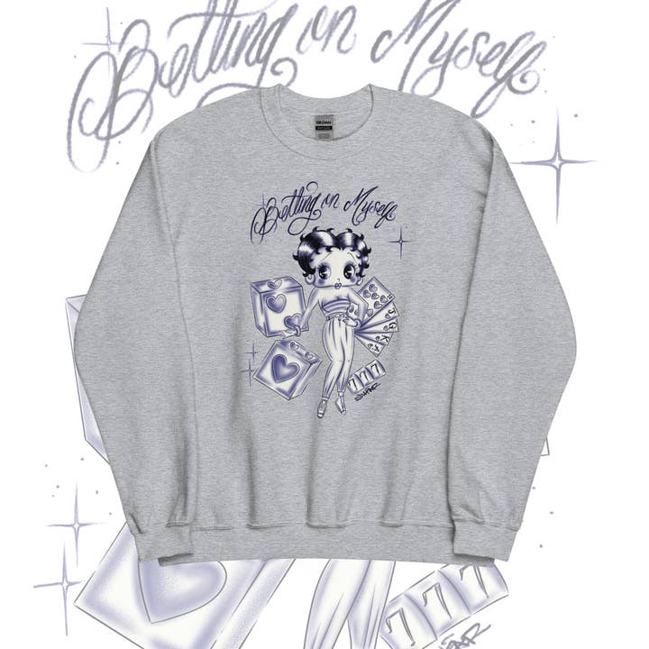 Sweet Sukar - Wholesale Graphic Sweatshirt - Women's - Betting on Myself