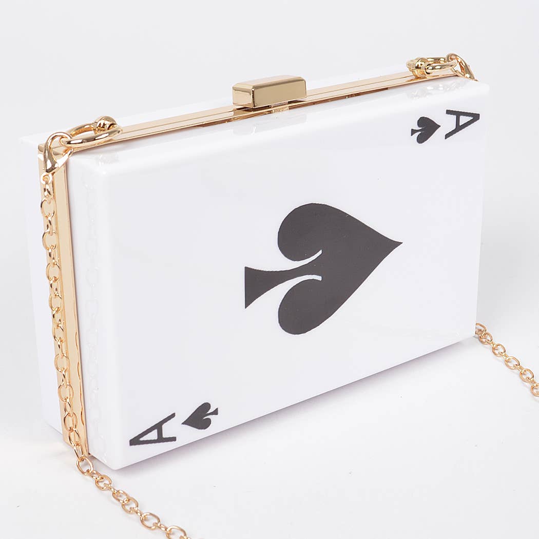 3AM BY H&D ACCESSORIES – wholesale Clutch bag – women's – Poker Card Hard Clutch1