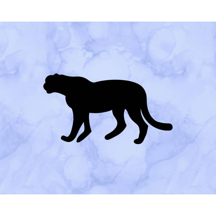 Jaguar Silhouette Decal (2") for wholesale by Sticking with You