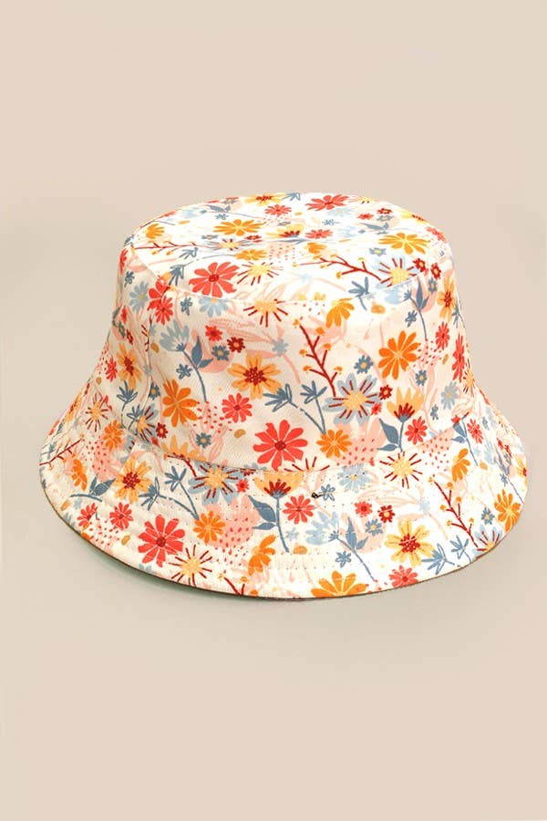 JOSSLYN by wall to wall - Wholesale Bucket Hat - Women's - FLORAL BUCKET HAT | 40HW7174