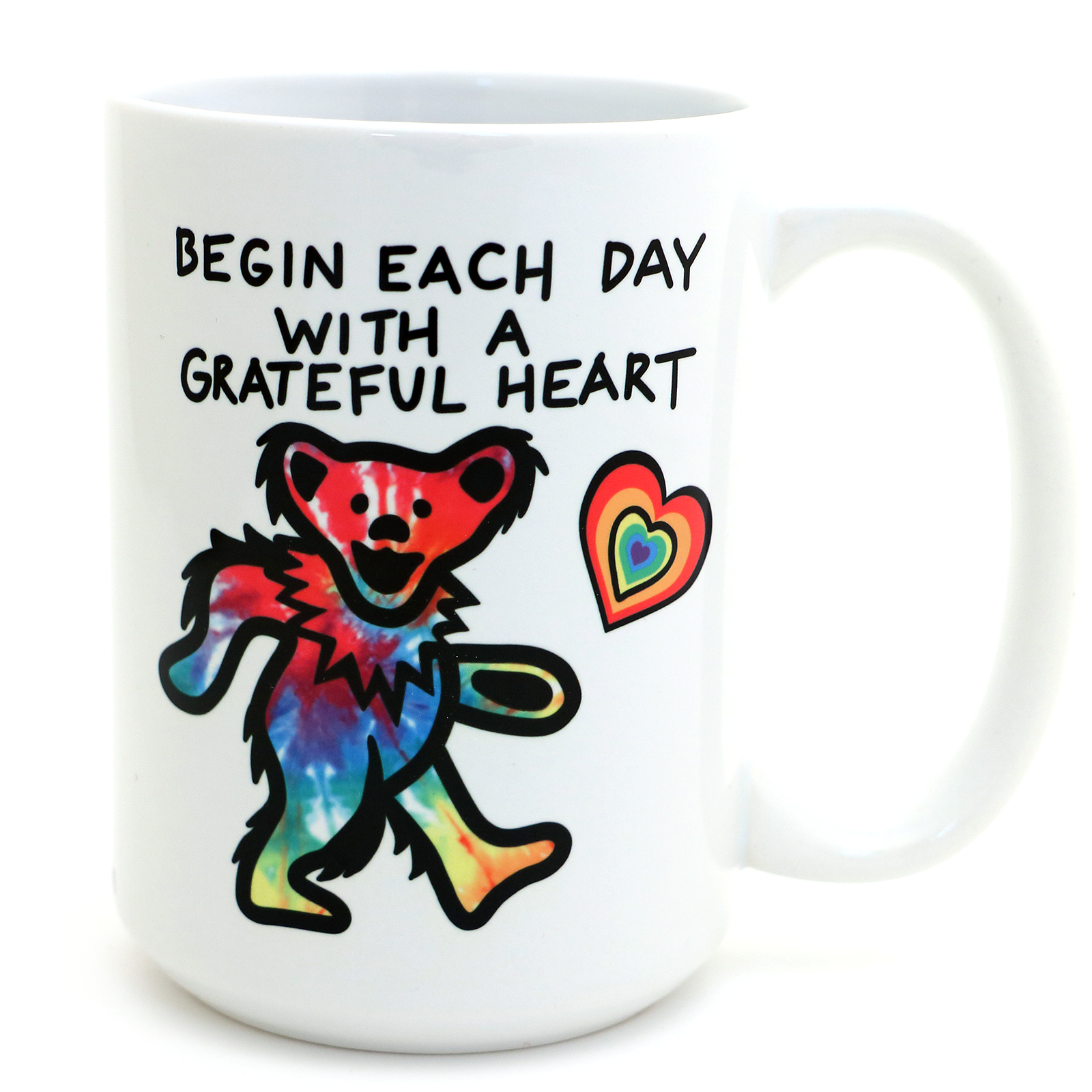 Lenny Mud - Wholesale Coffee Mug - Grateful Dead Grateful Heart 15 oz Mug2