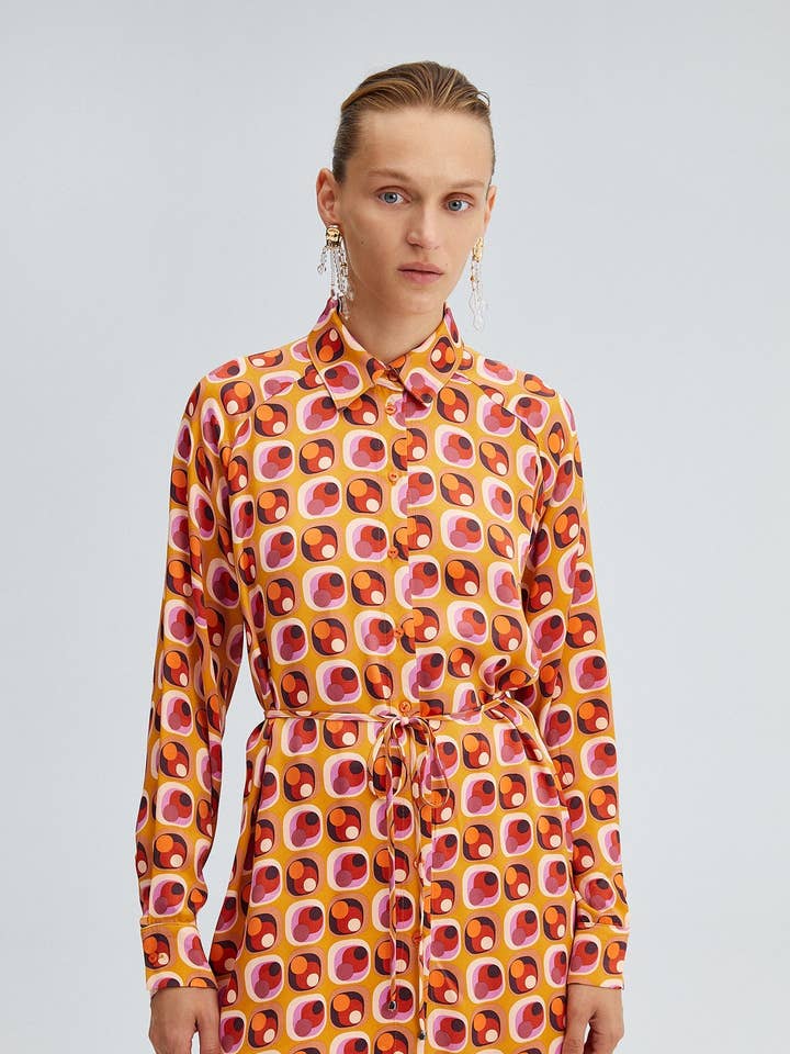 MØNSTRET SATINSKJORTE for engroshandel hos Touché Privé EU