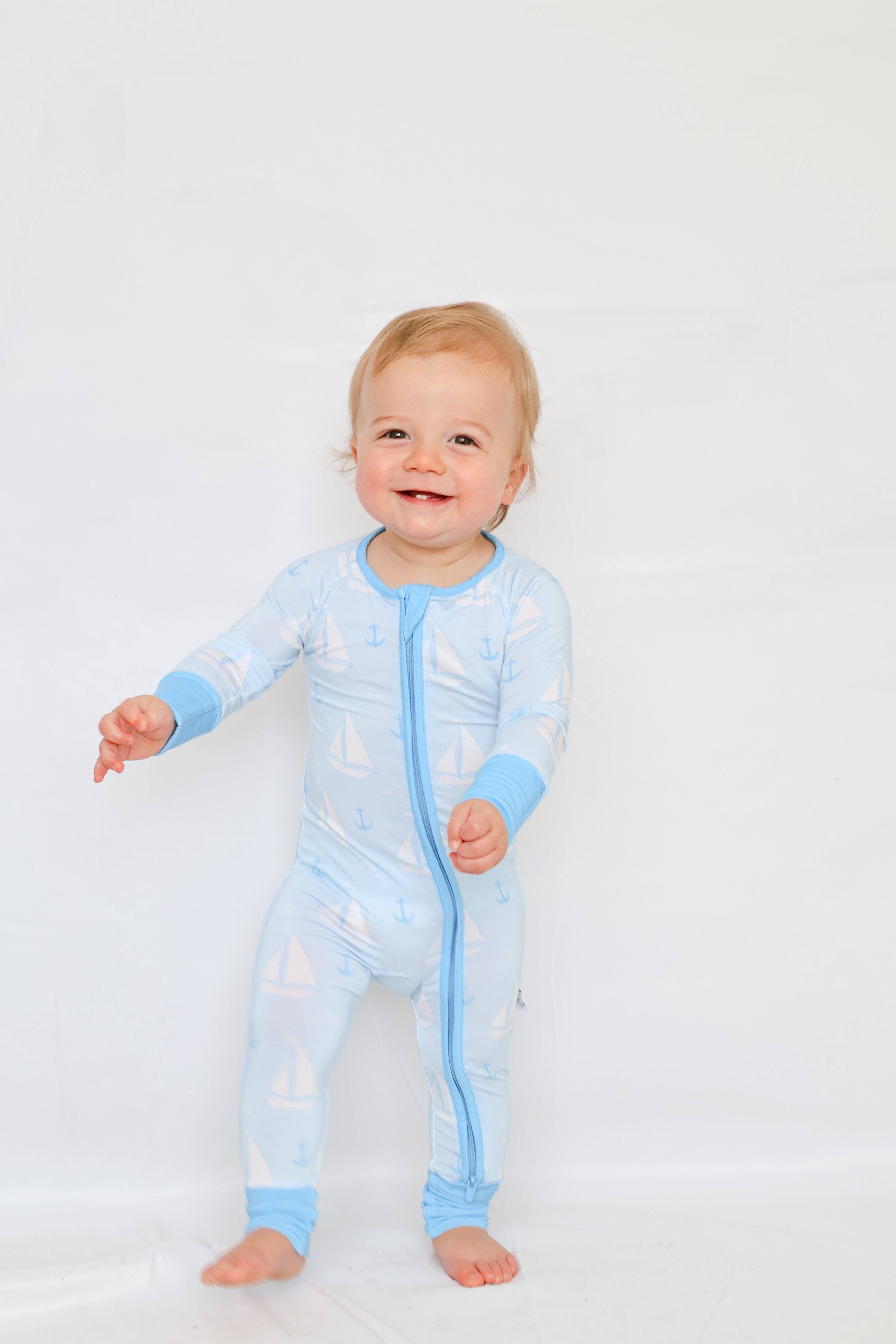 Sleepy Ducks - Wholesale Jumpsuit - Baby - Sail Away Baby Romper