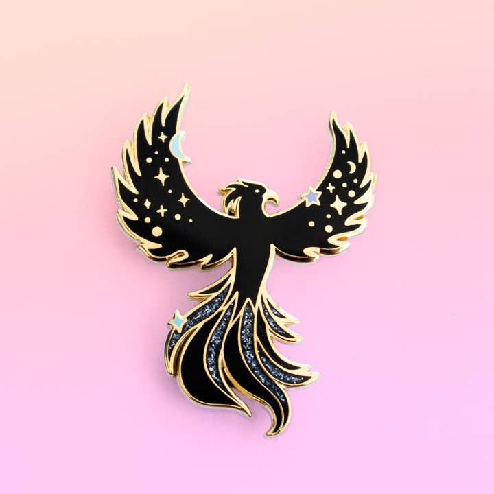 Joy Addict - Wholesale Lapel Pin/Button - Magical Phoenix Enamel Pin