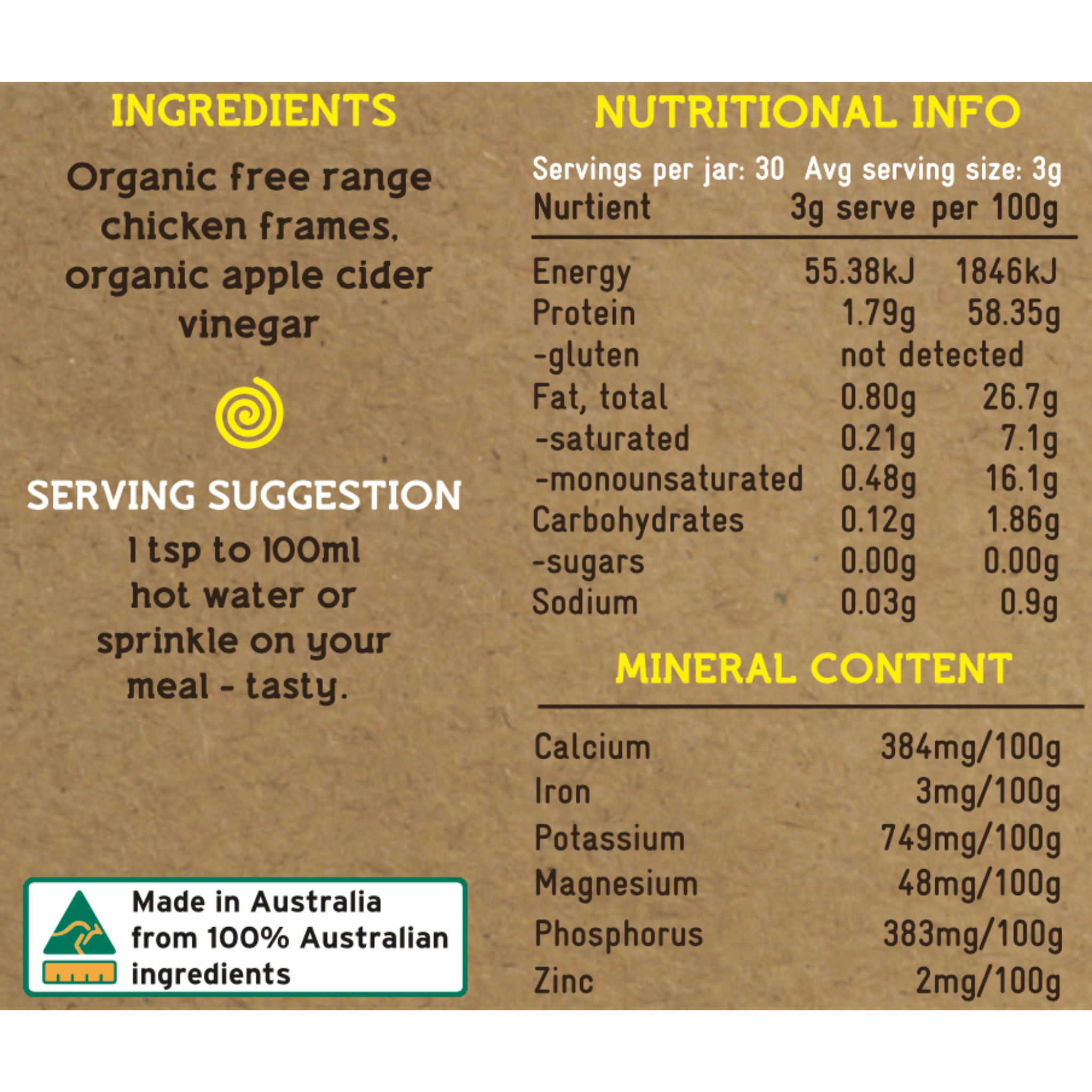 Broth of Life - Wholesale Broth - Naked Chicken Bone Broth (organic)1