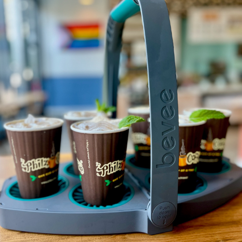 Bevee - Wholesale Serving Tray - 6-Cup Reusable Drink Carrier 8