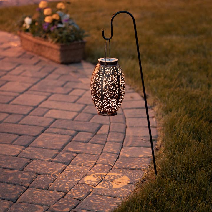Eastern Sequoia – wholesale Outdoor/lawn light – Metal Hanging Lantern Solar Light, Copper