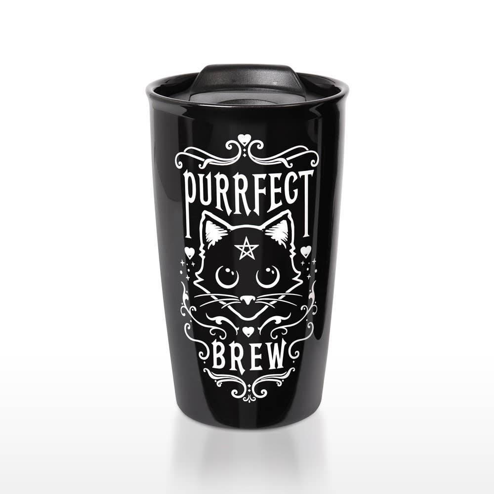 Alchemy Of England (Alchemy USA Distributor) - Vente Tasse à café - Purrfect Brew : Mug à double paroi (Mug)0