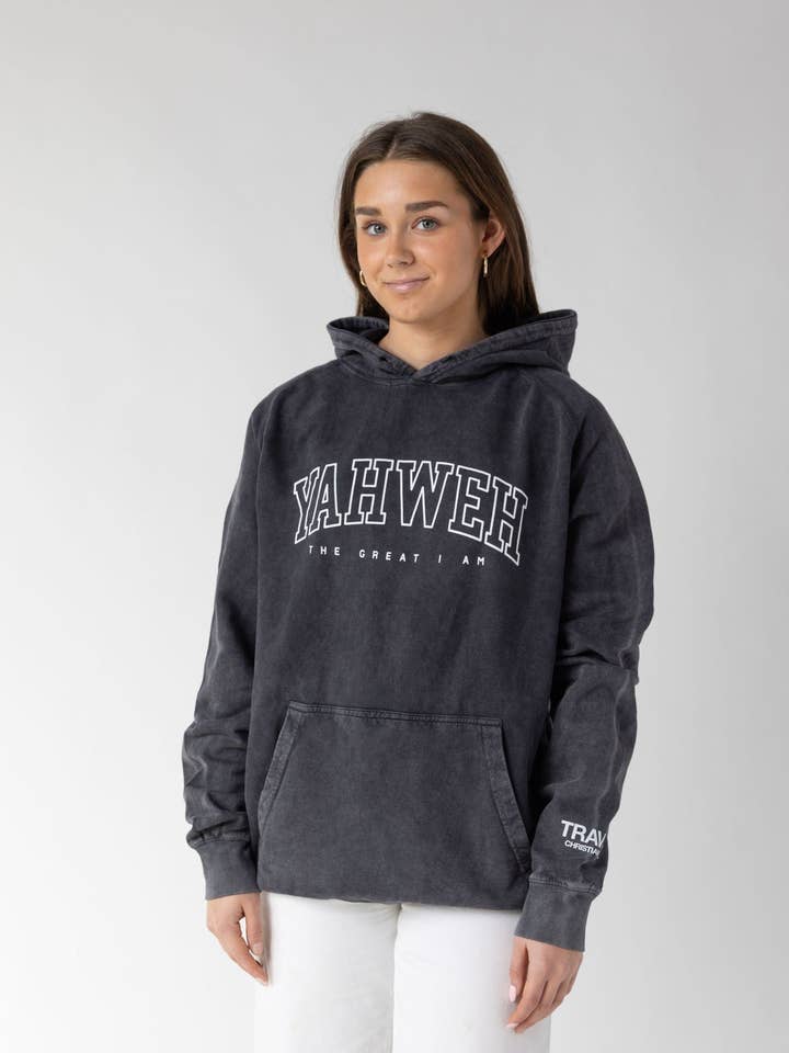 Yahweh Vintage Hooded Sweatshirt for wholesale by TRAVCO Christian Wear