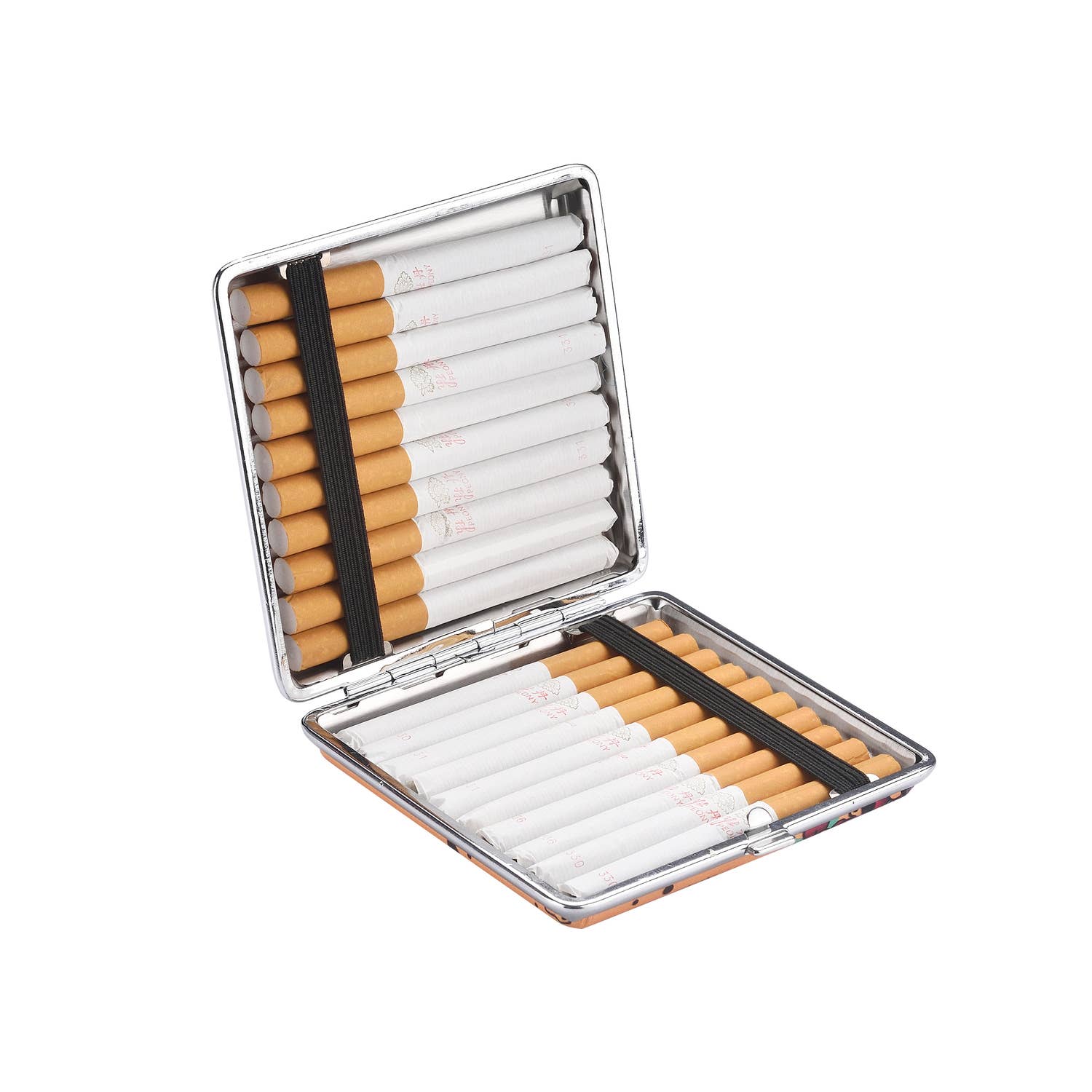 Champ by Polyflame - Wholesale Cigarette Case - Skulls & Flowers Cigarette Case5