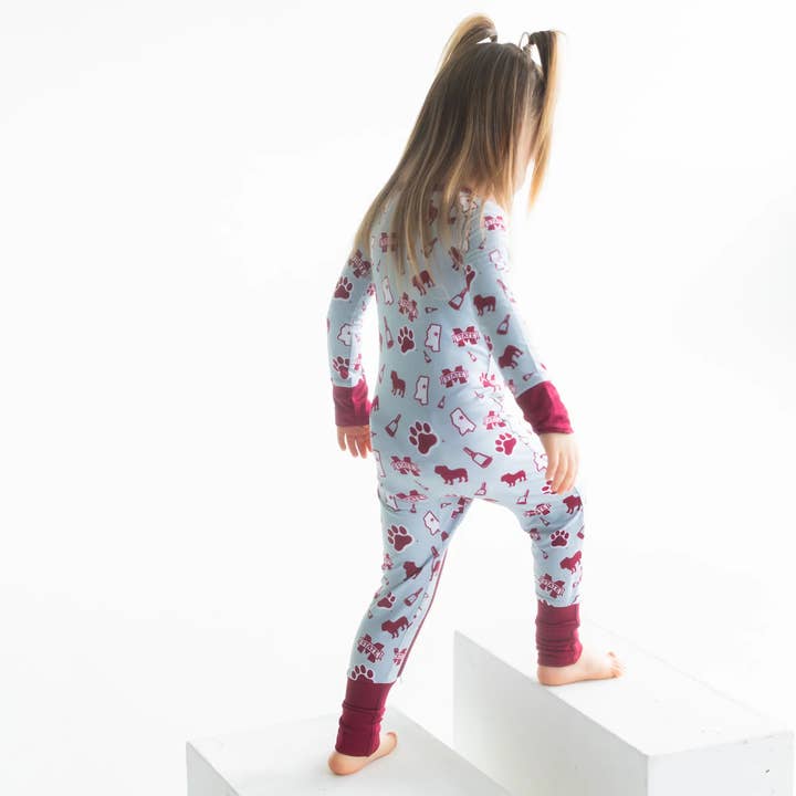 Tailgate Tikes - Wholesale Jumpsuit - Baby - Mississippi State Bulldogs Zippy One-Piece6