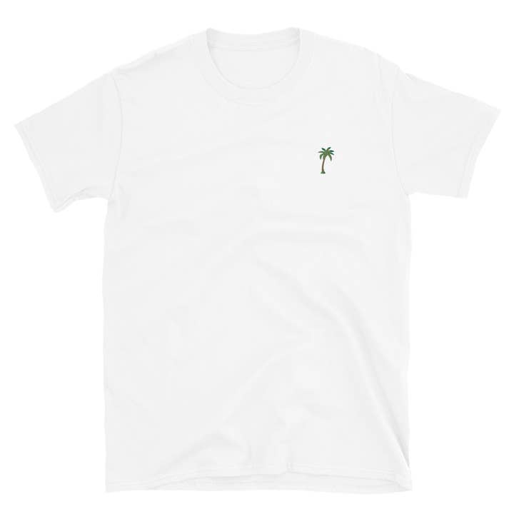 Palm Star Embroidered Tee for wholesale by BKLYN LEAGUE