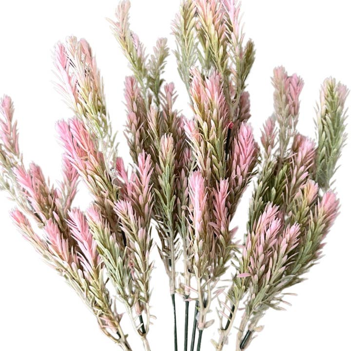 General Wholesale Inc - Wholesale Artificial Flowers - Pink Wheat Filler Bush - 57753