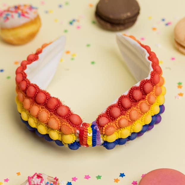 Elsa Pop It Embroidered Headband for wholesale by Elaa