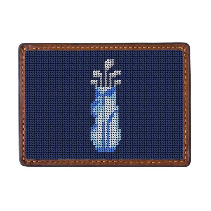 Driven by Faith Needlepoint Credit Card Wallet for wholesale by Anne Neilson Home