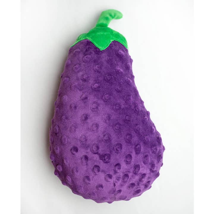 Pet Palette Distribution - Wholesale Pet Plush Toy - Dog - ThoozyPet Eggplant Plush Dog Toy 10"