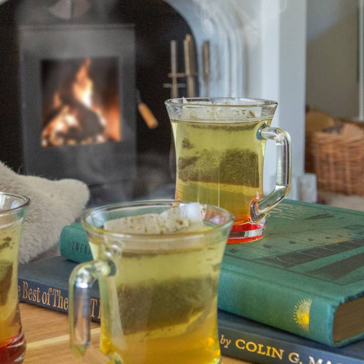 Rinkit Ltd - Wholesale Coffee Mug - 225ml Zen+ Multicolour Base Glass Coffee Mug - By LAV2