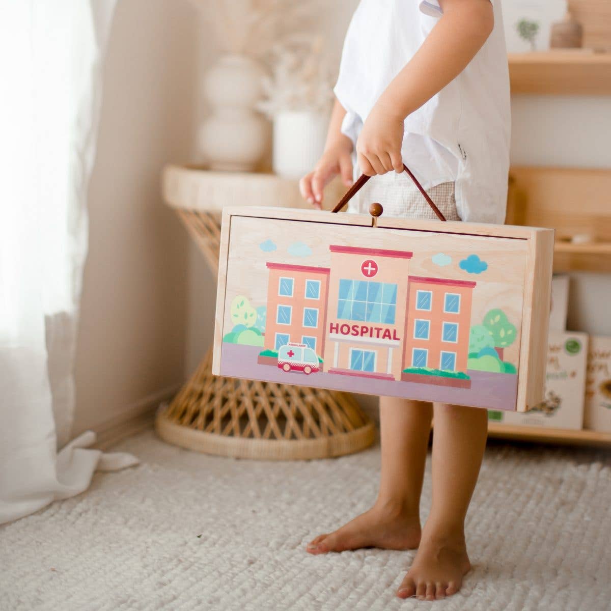 QToysUSA – Großhandel Spielzeugset – Kinder – Tragbares Krankenhaus-Set4