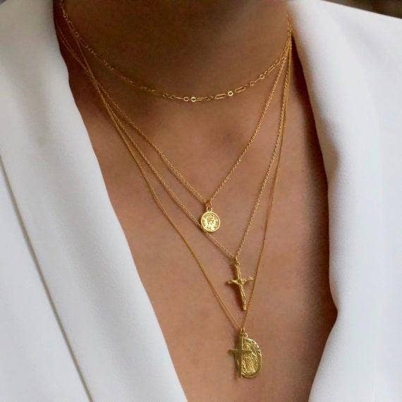 Collana con moneta mini Elizabeth per la vendita all'ingrosso da parte di E’toiles Jewelry LLC