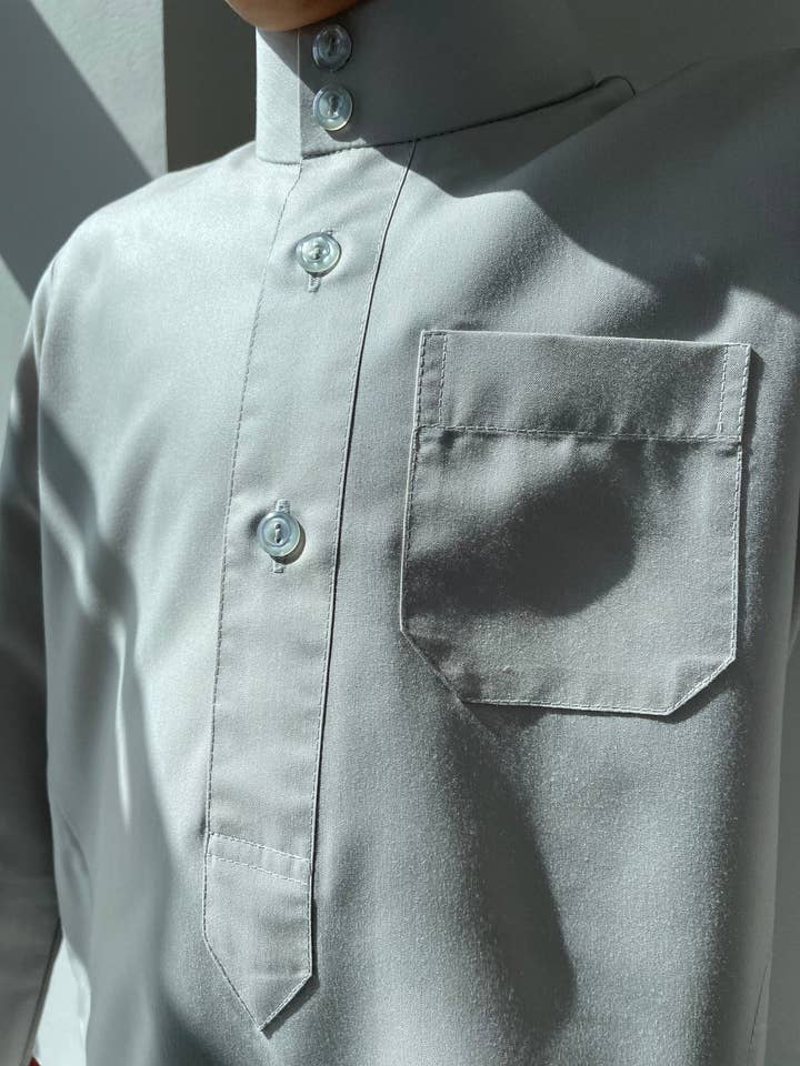 MY LITTLE JUBBA - Vendita all'ingrosso Vestito - Neonati - Saudi Baby Jubba verde chiaro3