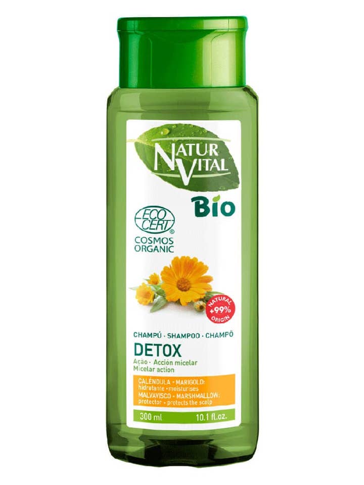 Ecocert Cosmos Organic Detox Shampoo 300ml voor wholesale door NaturVital & Corpore Sano