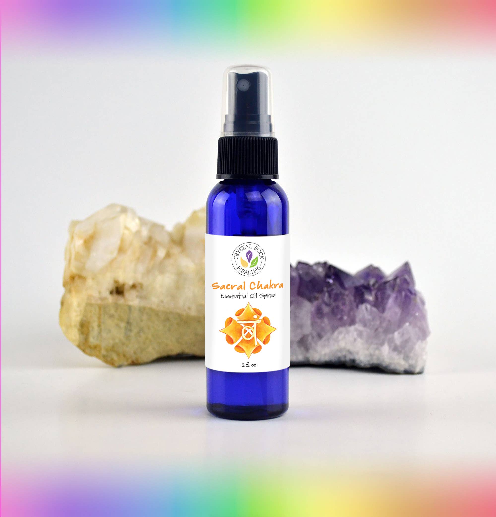 Crystal Rock Healing, LLC - Wholesale Aromatherapy Mist - Chakra Sacral Spray 2oz