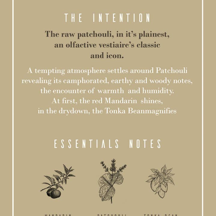 Les Parfums D'Uzège - Wholesale Perfume/Eau de Toilette - Patchouli collection 20