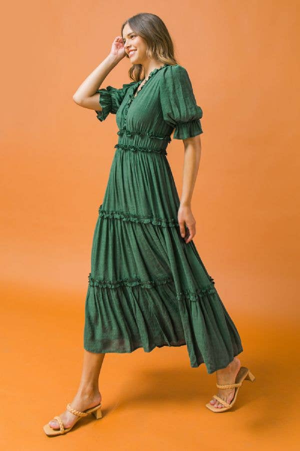 MELONE Ein solides Midikleid-AD2515 für den Großhandel auf Faire13