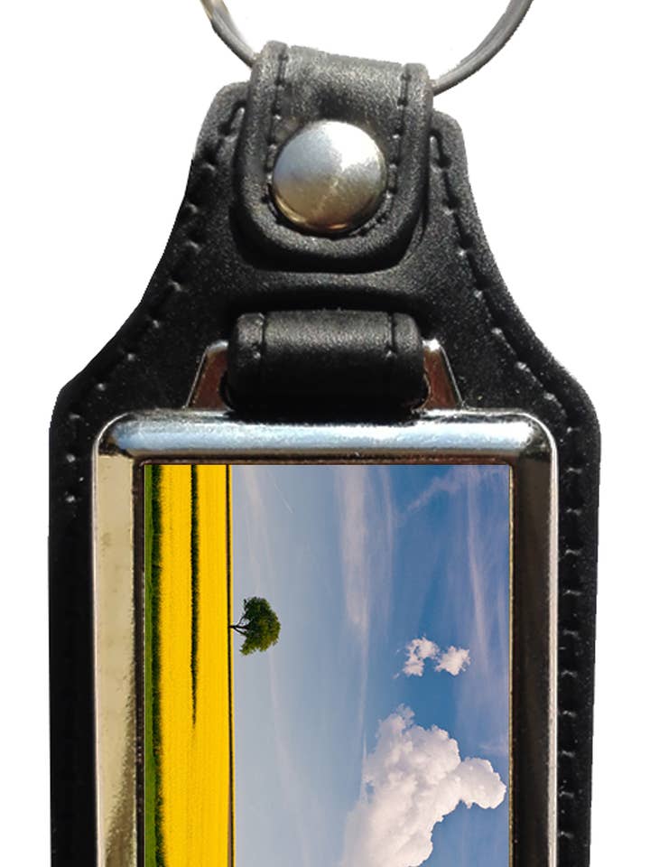 Schlüsselanhänger aus umweltfreundlichem Leder Landschaften für den Großhandel von DB GROUP SRL